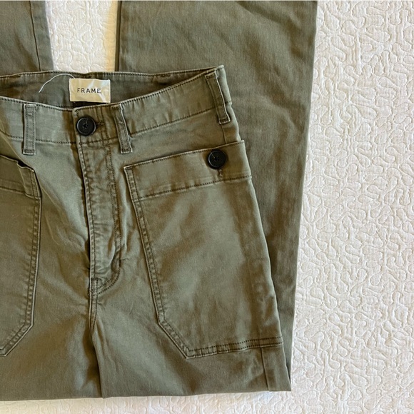 FRAME Utility green cargo pants - Picture 4 of 8